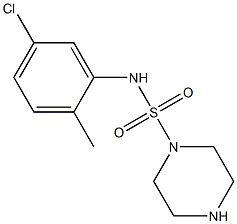 N-(5-chloro-2-methylphenyl)piperazine-1-sulfonamide Structure