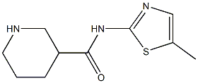 N-(5-methyl-1,3-thiazol-2-yl)piperidine-3-carboxamide|