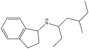 N-(5-methylheptan-3-yl)-2,3-dihydro-1H-inden-1-amine Structure