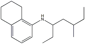 N-(5-methylheptan-3-yl)-5,6,7,8-tetrahydronaphthalen-1-amine Struktur