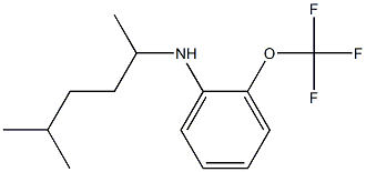 N-(5-methylhexan-2-yl)-2-(trifluoromethoxy)aniline,,结构式