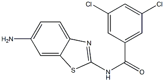 N-(6-amino-1,3-benzothiazol-2-yl)-3,5-dichlorobenzamide