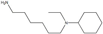 N-(6-aminohexyl)-N-ethylcyclohexanamine Struktur