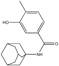 N-(adamantan-1-yl)-3-hydroxy-4-methylbenzamide,,结构式