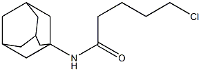 N-(adamantan-1-yl)-5-chloropentanamide Struktur