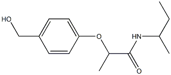 N-(butan-2-yl)-2-[4-(hydroxymethyl)phenoxy]propanamide|