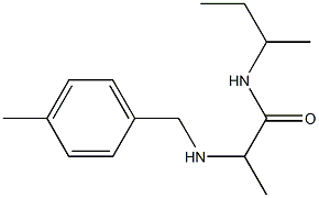 N-(butan-2-yl)-2-{[(4-methylphenyl)methyl]amino}propanamide