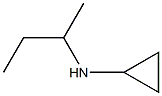 N-(butan-2-yl)cyclopropanamine 化学構造式