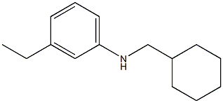 N-(cyclohexylmethyl)-3-ethylaniline Structure