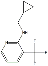 N-(cyclopropylmethyl)-3-(trifluoromethyl)pyridin-2-amine Struktur