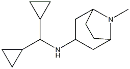 N-(dicyclopropylmethyl)-8-methyl-8-azabicyclo[3.2.1]octan-3-amine