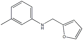 N-(furan-2-ylmethyl)-3-methylaniline 结构式