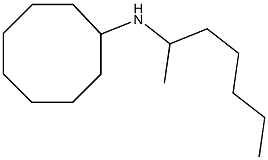 N-(heptan-2-yl)cyclooctanamine 化学構造式