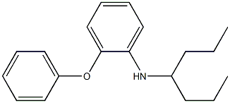 N-(heptan-4-yl)-2-phenoxyaniline 化学構造式