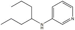 N-(heptan-4-yl)pyridin-3-amine Structure