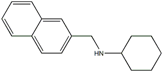 N-(naphthalen-2-ylmethyl)cyclohexanamine Structure