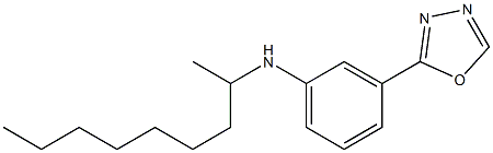 N-(nonan-2-yl)-3-(1,3,4-oxadiazol-2-yl)aniline