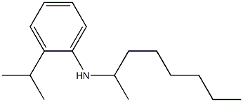 N-(octan-2-yl)-2-(propan-2-yl)aniline Structure