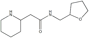 N-(oxolan-2-ylmethyl)-2-(piperidin-2-yl)acetamide Struktur