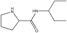 N-(pentan-3-yl)pyrrolidine-2-carboxamide Structure