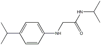  N-(propan-2-yl)-2-{[4-(propan-2-yl)phenyl]amino}acetamide