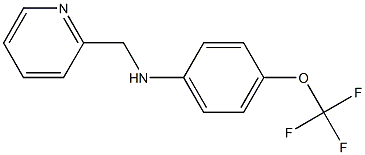 N-(pyridin-2-ylmethyl)-4-(trifluoromethoxy)aniline 结构式