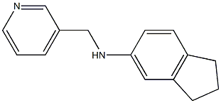  N-(pyridin-3-ylmethyl)-2,3-dihydro-1H-inden-5-amine