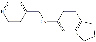 N-(pyridin-4-ylmethyl)-2,3-dihydro-1H-inden-5-amine Structure