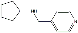 N-(pyridin-4-ylmethyl)cyclopentanamine Structure