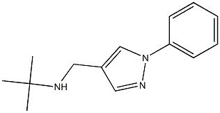 N-(tert-butyl)-N-[(1-phenyl-1H-pyrazol-4-yl)methyl]amine