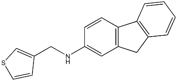 N-(thiophen-3-ylmethyl)-9H-fluoren-2-amine Structure