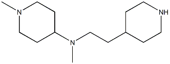 N,1-dimethyl-N-[2-(piperidin-4-yl)ethyl]piperidin-4-amine Structure