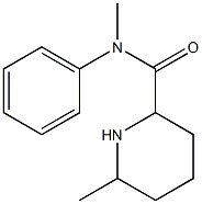 N,6-dimethyl-N-phenylpiperidine-2-carboxamide Structure