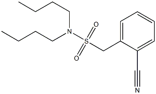 N,N-dibutyl(2-cyanophenyl)methanesulfonamide Struktur