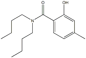 N,N-dibutyl-2-hydroxy-4-methylbenzamide Structure