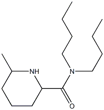 N,N-dibutyl-6-methylpiperidine-2-carboxamide Structure