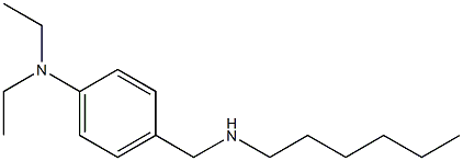  N,N-diethyl-4-[(hexylamino)methyl]aniline