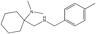 N,N-dimethyl-1-({[(4-methylphenyl)methyl]amino}methyl)cyclohexan-1-amine Structure