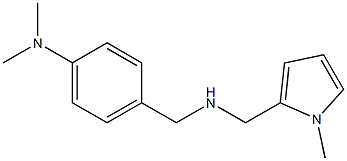 N,N-dimethyl-4-({[(1-methyl-1H-pyrrol-2-yl)methyl]amino}methyl)aniline Structure