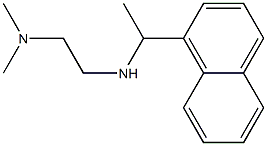 N,N-dimethyl-N'-[1-(1-naphthyl)ethyl]ethane-1,2-diamine Structure