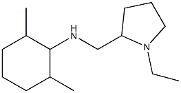 N-[(1-ethylpyrrolidin-2-yl)methyl]-2,6-dimethylcyclohexan-1-amine Struktur