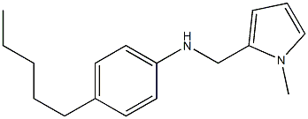 N-[(1-methyl-1H-pyrrol-2-yl)methyl]-4-pentylaniline 化学構造式