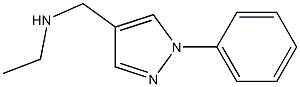 N-[(1-phenyl-1H-pyrazol-4-yl)methyl]ethanamine Structure