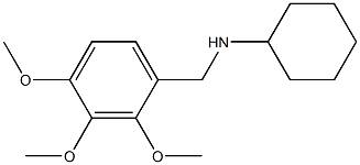 N-[(2,3,4-trimethoxyphenyl)methyl]cyclohexanamine 结构式