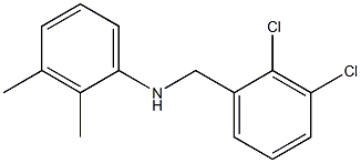 N-[(2,3-dichlorophenyl)methyl]-2,3-dimethylaniline,,结构式