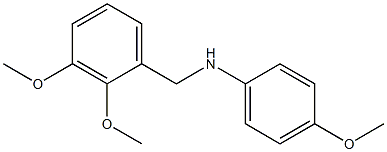 N-[(2,3-dimethoxyphenyl)methyl]-4-methoxyaniline Structure