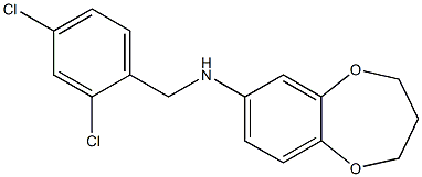 N-[(2,4-dichlorophenyl)methyl]-3,4-dihydro-2H-1,5-benzodioxepin-7-amine Structure