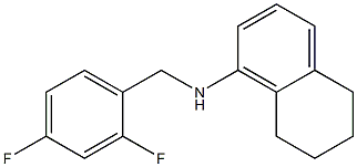 N-[(2,4-difluorophenyl)methyl]-5,6,7,8-tetrahydronaphthalen-1-amine Structure