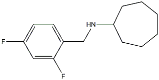 N-[(2,4-difluorophenyl)methyl]cycloheptanamine