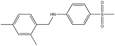  N-[(2,4-dimethylphenyl)methyl]-4-methanesulfonylaniline